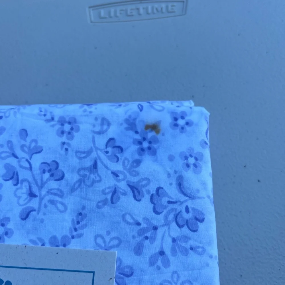 Pottery Barn Kids Andrea Duvet Cover - Blue and Purple